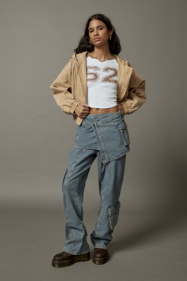BDG Layered Skirt Jean #4
