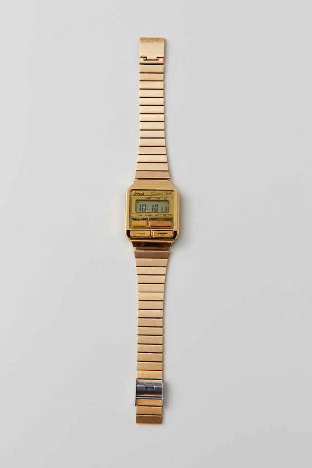 Casio Vintage Gold A120WEG-9AVT Watch | Urban Outfitters