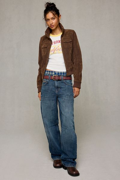 BDG Logan Buckle Baggy Barrel Jeans