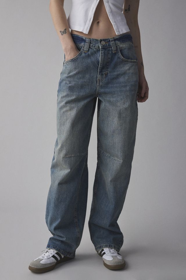 BDG Logan Buckle Baggy Barrel Jean