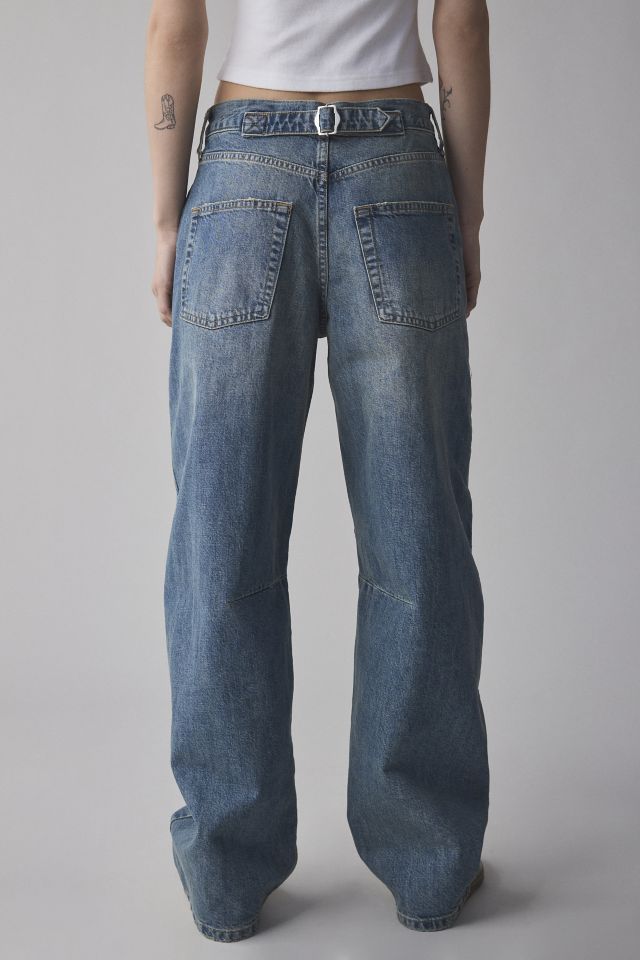 BDG Logan Buckle Baggy Barrel Jean