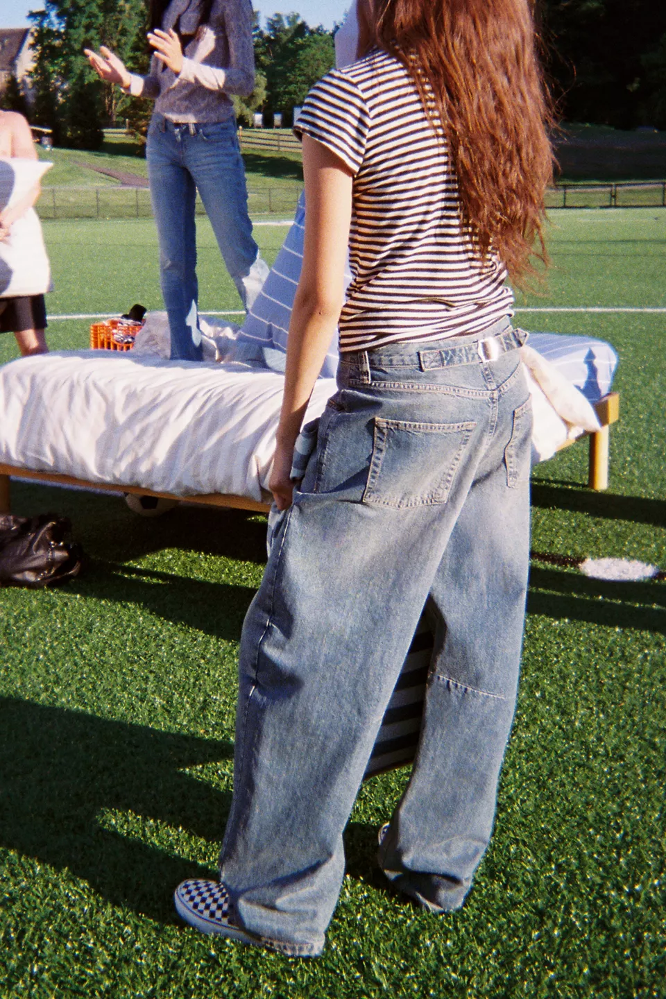 BDG Logan Buckle Baggy Barrel Jeans