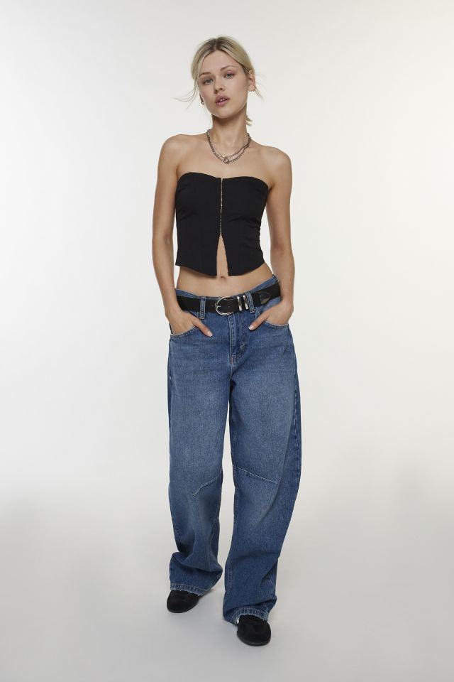 BDG Logan Buckle Baggy Boyfriend Jean | Urban Outfitters