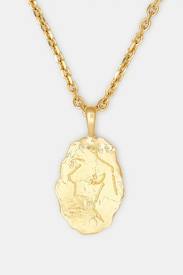 Deux Lions Jewelry Deu Créa Necklace In Gold, Men's At Urban Outfitters