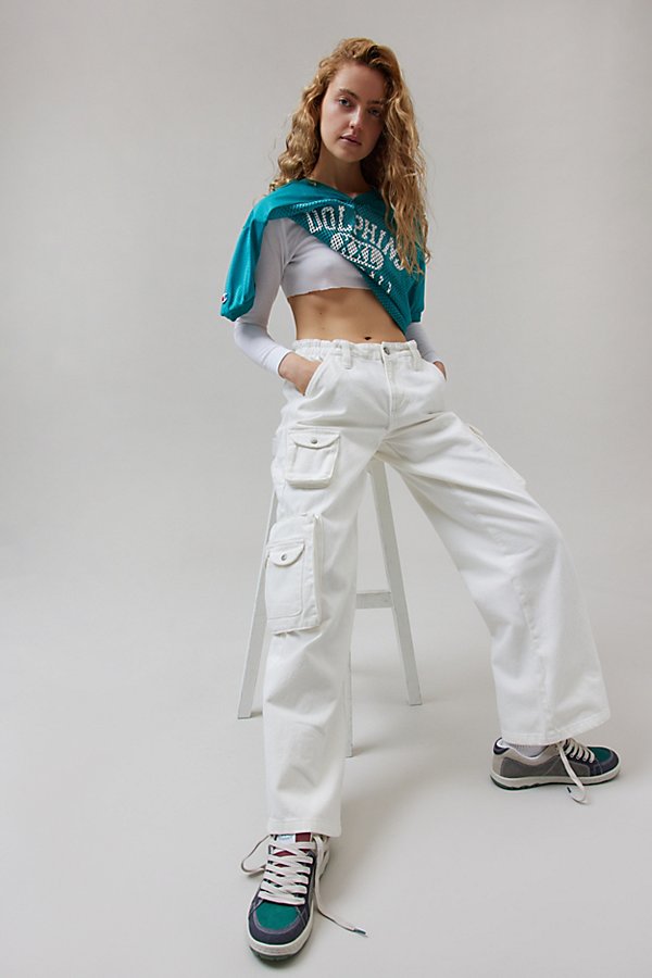 Shop Bdg Y2k Pocket Jean In White, Women's At Urban Outfitters