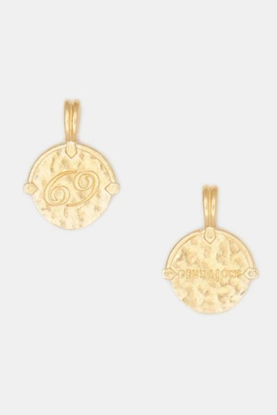 Deux Lions Jewelry Gold Apollo Zodiac Necklace Combo In Cancer, Men's At Urban Outfitters