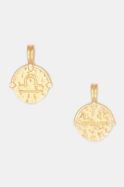 Deux Lions Jewelry Gold Apollo Zodiac Necklace Combo In Libra, Men's At Urban Outfitters