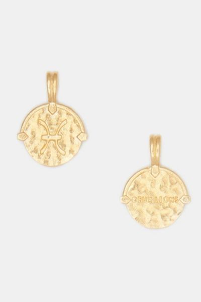 Deux Lions Jewelry Gold Apollo Zodiac Necklace Combo In Pisces, Men's At Urban Outfitters