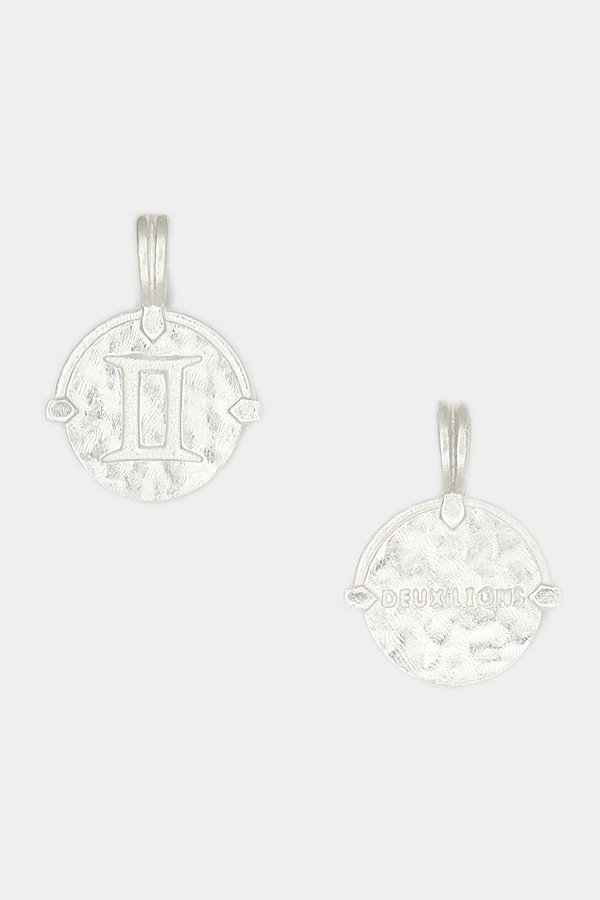 Deux Lions Jewelry Silver Apollo Zodiac Necklace Combo In Gemini, Men's At Urban Outfitters