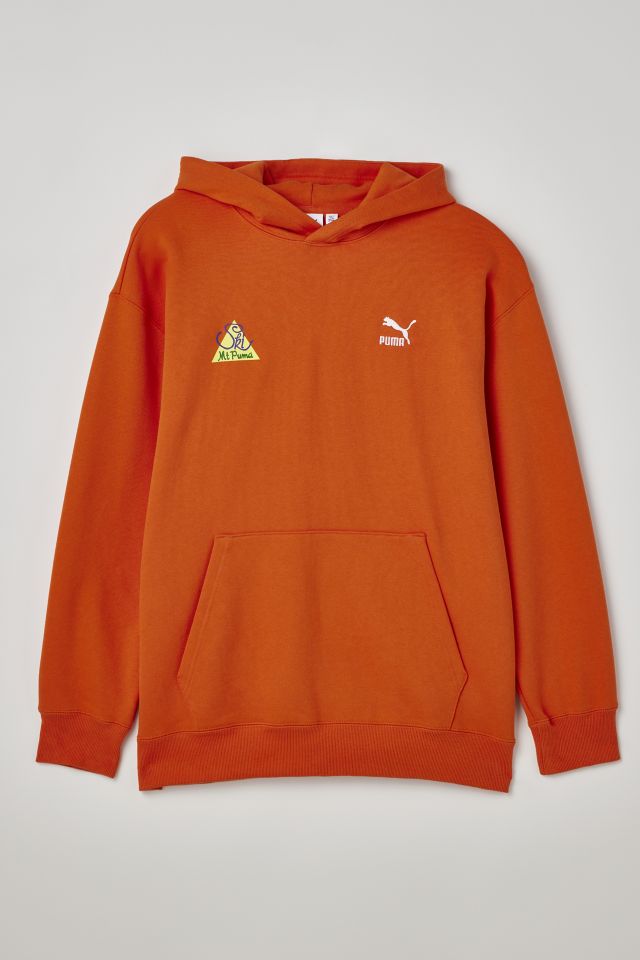 Orange discount puma hoodie