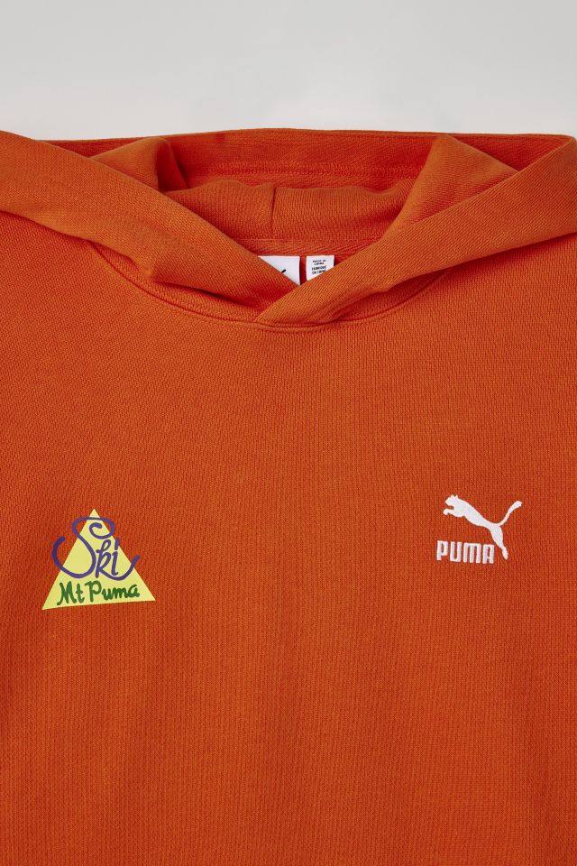 Orange discount puma sweatshirt