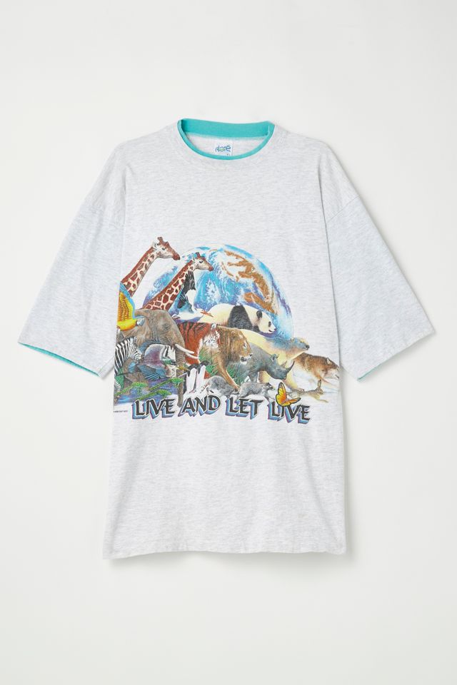 T-shirt Vintage Animal Planet Urban Outfitters Canada