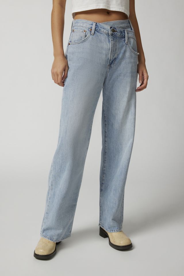 Pistola Bobbie Crossover Straight-Leg Jean - Nelson #1