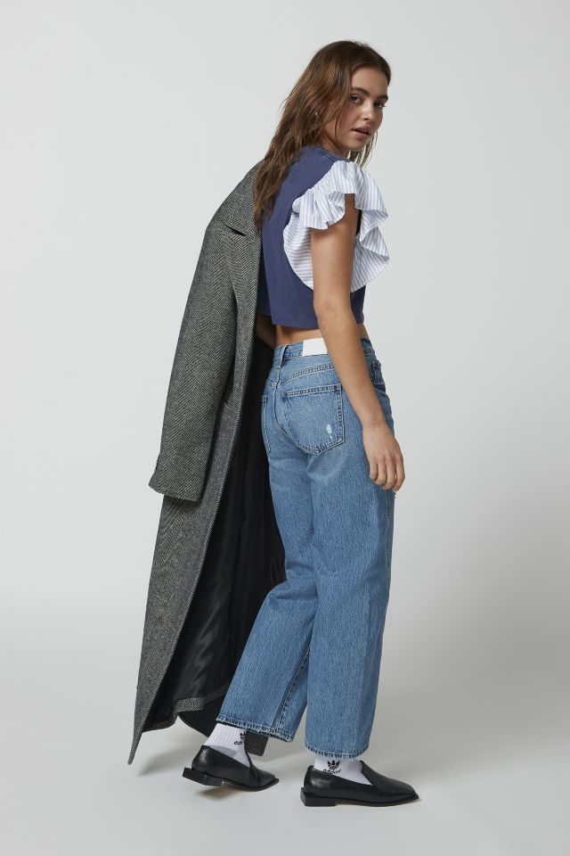 Pistola Bobbie Straight-Leg Ankle Jean - Coastline #1