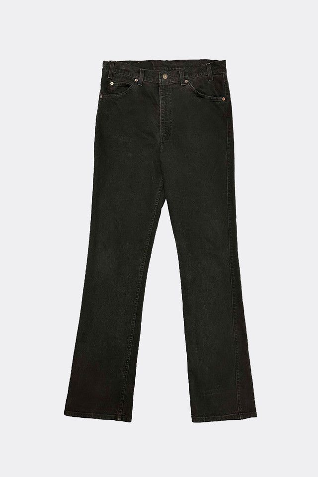 1990's Levi's 517 Orange Tab Black Denim Jeans | Urban Outfitters