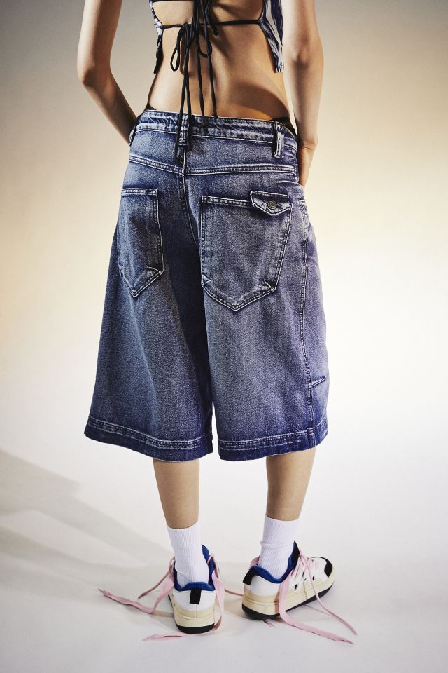 Jaded London Colossus Denim Culotte Short #3