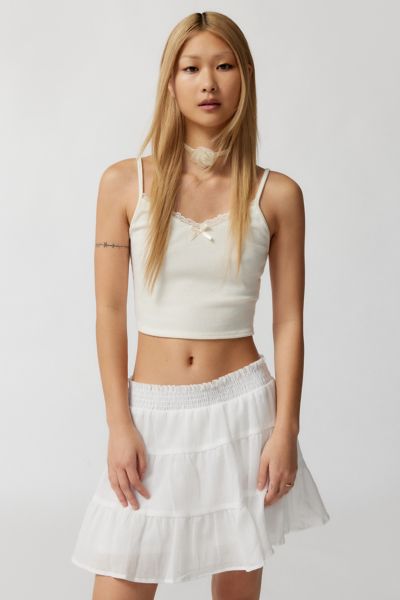 White tennis skirt urban 2024 outfitters