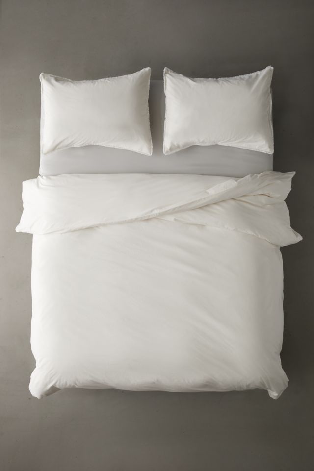 Breezy Cotton Percale Tassel Duvet Cover #1