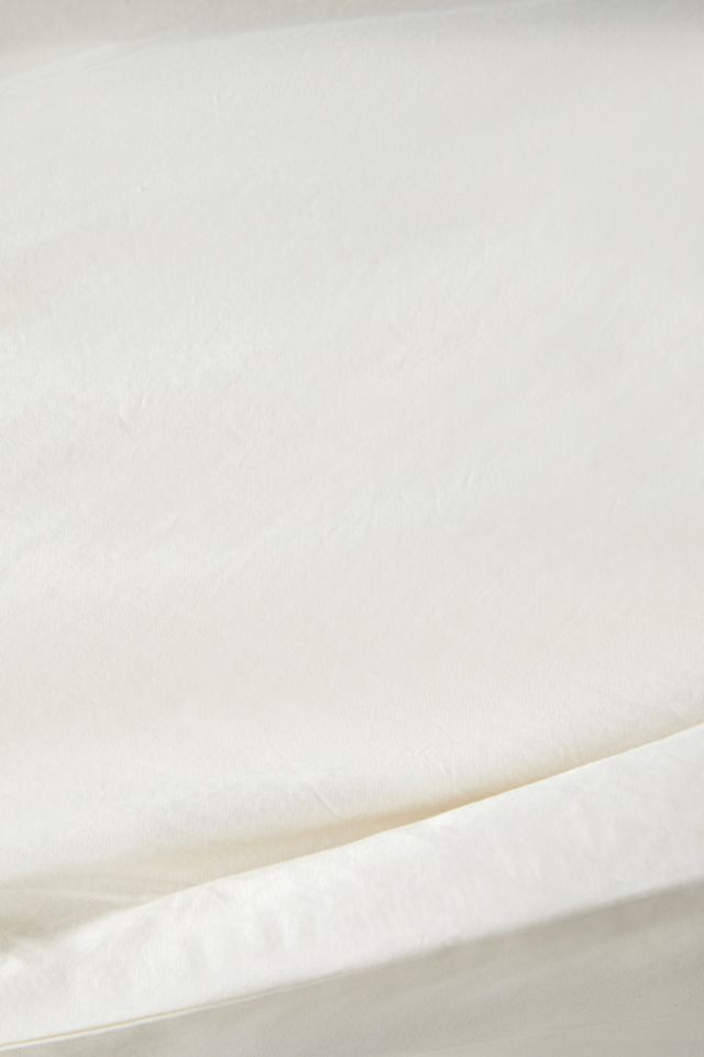 Breezy Cotton Percale Tassel Duvet Cover #2