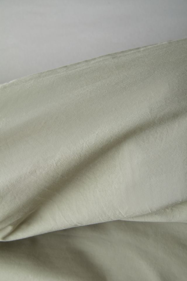 Breezy Cotton Percale Tassel Duvet Cover #2