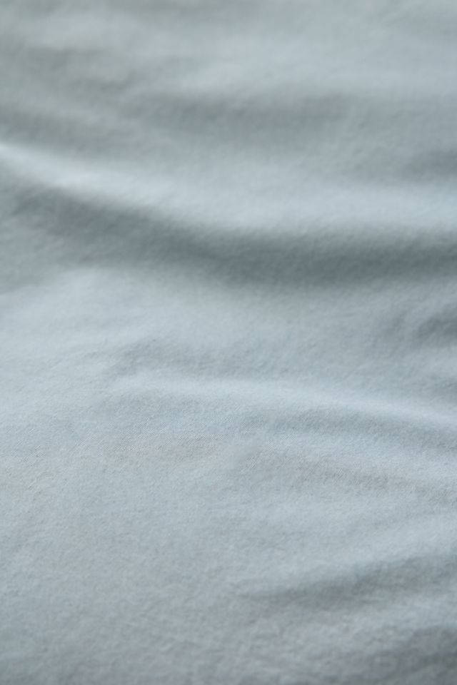 Breezy Cotton Percale Tassel Duvet Cover #2