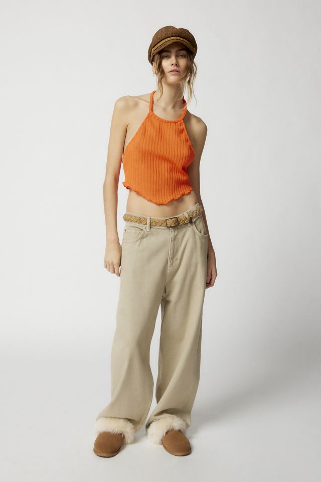 Urban Renewal Remnants Hanky Hem Halter Top #1