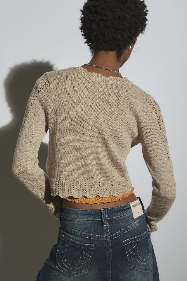 LoveShackFancy Lavette Pointelle Cardigan #2