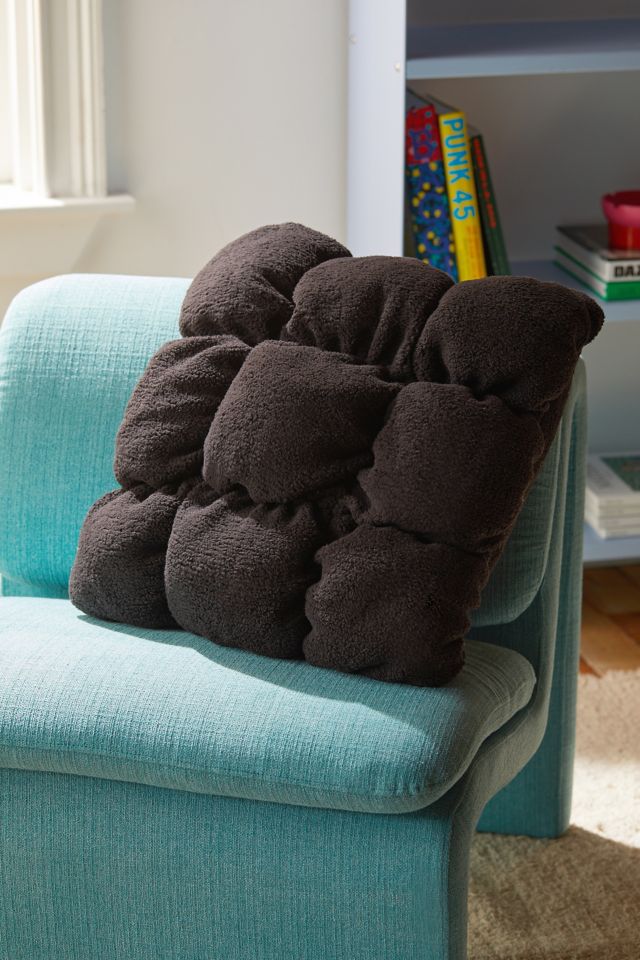 Marshmallow Cloud Cozy Fleece Throw Pillow