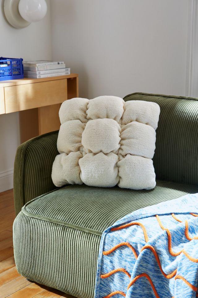 Marshmallow Cloud Fleece Throw Pillow