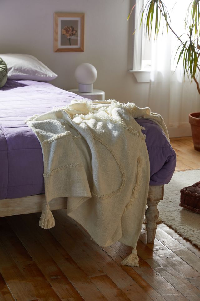 Baxter Tufted Swirl Throw Blanket #1