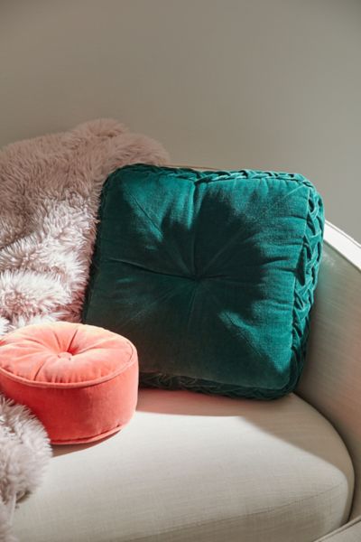 Square Pintuck Throw Pillow