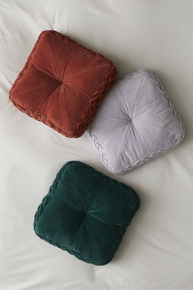 Coussin Décoratif Carré à Plis Pincés #3