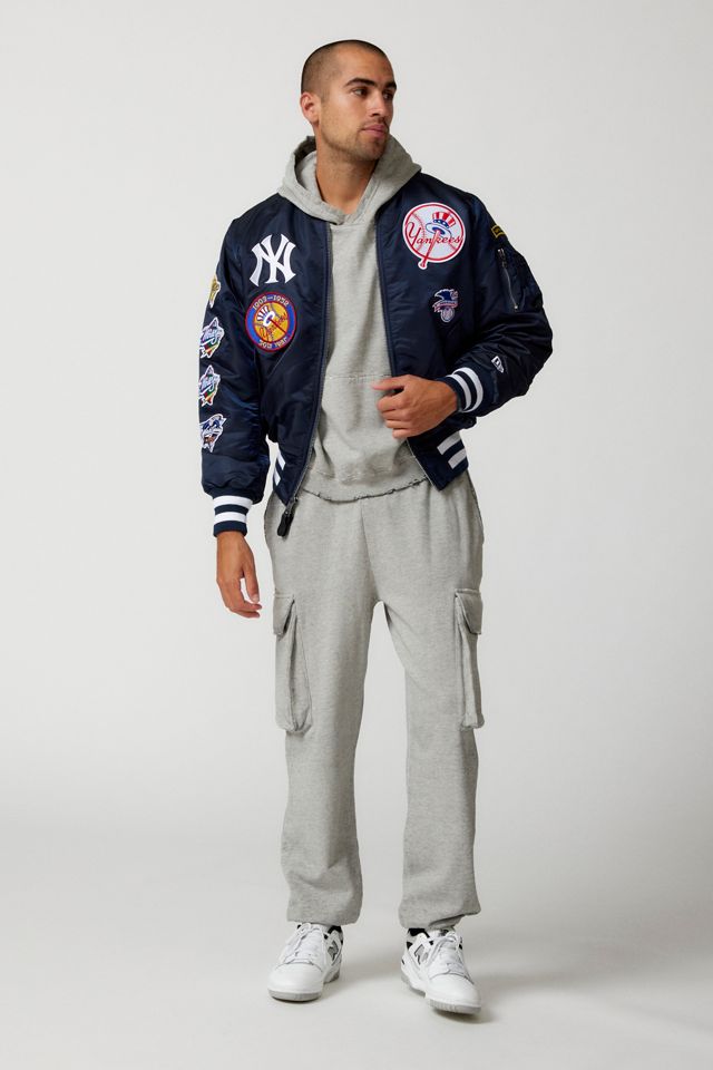 ジャケット・アウター FCRB x NYY REVERSIBLE VARSITY JACKET L FCRB x NYY REVERSIBLE VARSITY JACKET L