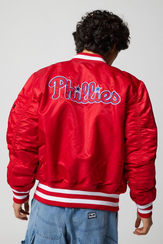 CHAQUETA BOMBER REVERSIBLE ALPHA INDUSTRIES PARA HOMBRE PHILADELPHIA  PHILLIES