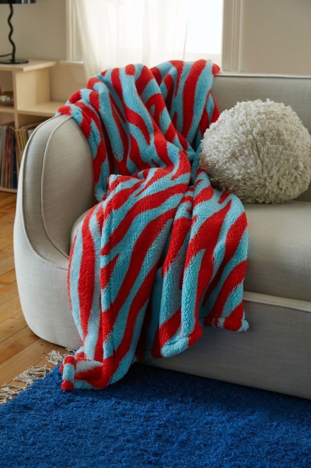 Printed Super Plush Throw Blanket | Urban Outfitters
