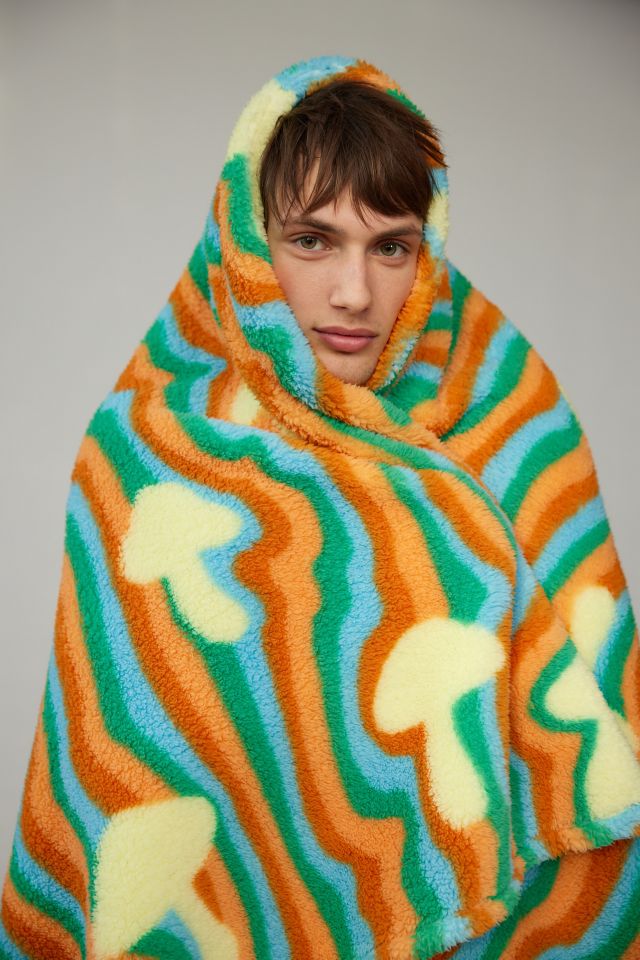 Printed Super Plush Throw Blanket Urban Outfitters