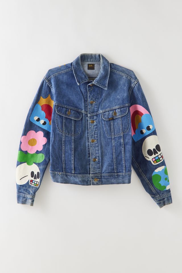 Urban outfitters Logo print denim offers jacket