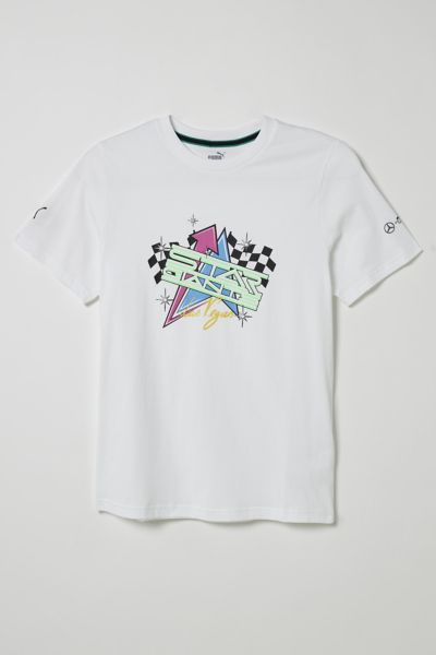 PUMA MAPF1 GARAGE LAS VEGAS TEE IN WHITE, MEN'S AT URBAN OUTFITTERS