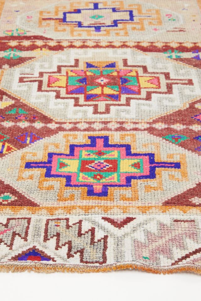 Canary Lane Vintage Runner Rug No. 1491 #2