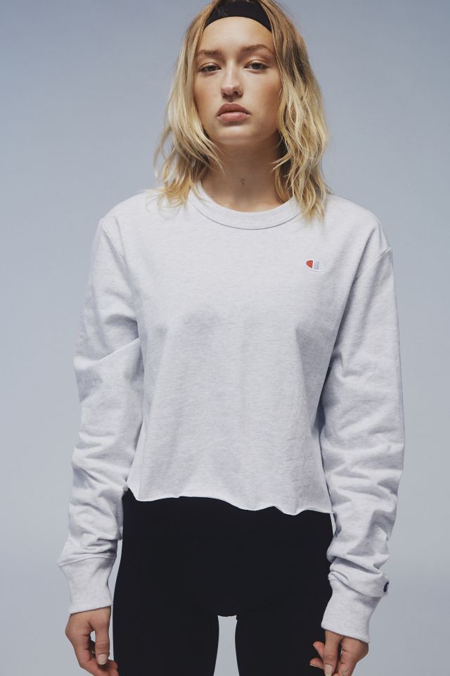 Champion UO Exclusive Cropped Long Sleeve Tee