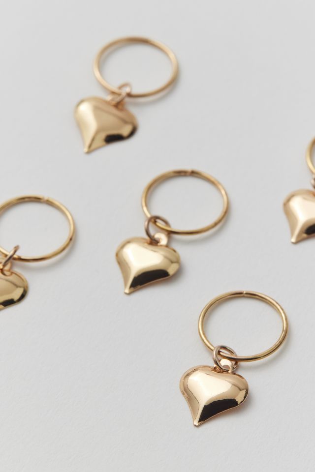 Hearts Hair Ring Set #2