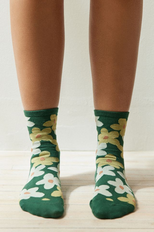 Hansel From Basel Wildflower Crew Sock