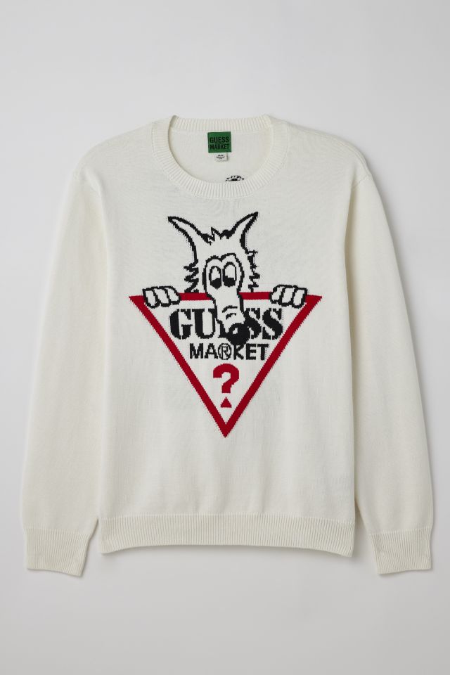 GUESS ORIGINALS X Market Crew Neck Sweater Urban Outfitters