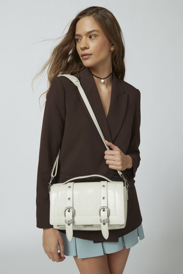 Belted Leather Satchel