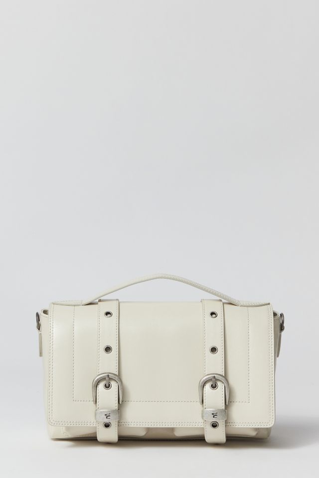 Marge Sherwood Leather Belted Satchel Bag #1