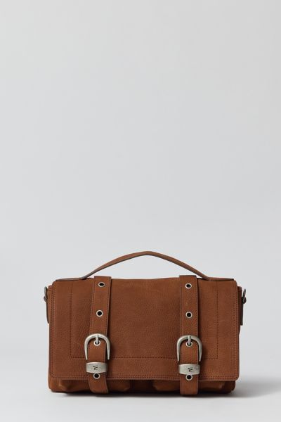 MARGE SHERWOOD NUBUCK BELTED SATCHEL BAG IN BROWN, WOMEN'S AT URBAN OUTFITTERS
