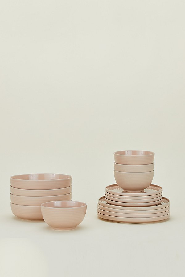 Hawkins New York Essential 16-piece Dinnerware Set In Pink
