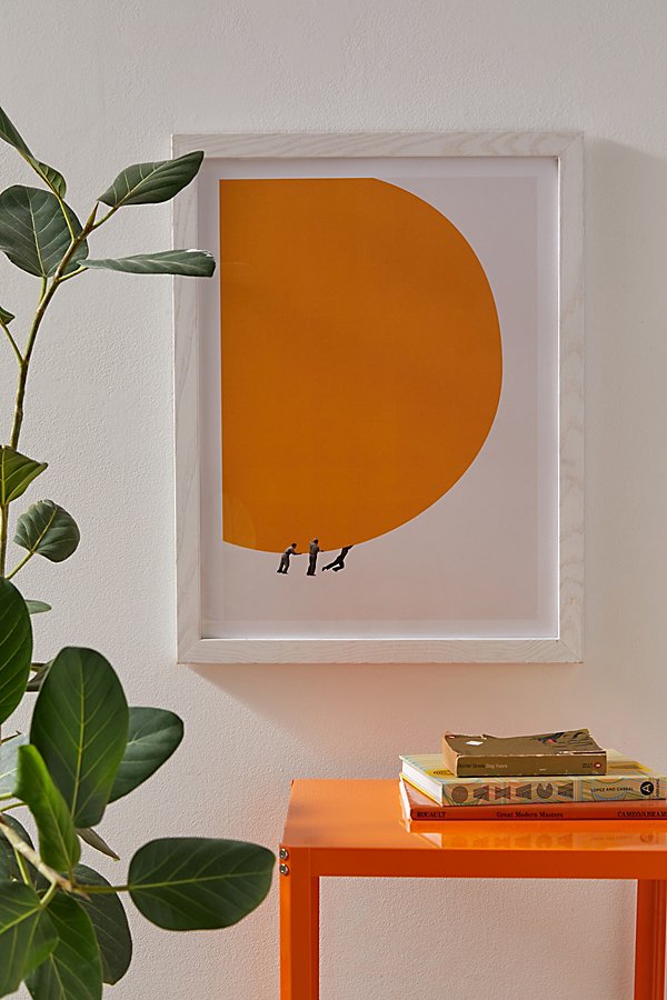 Pstr Studio Maarten Leon We Can Move The Sun Together Art Print At Urban Outfitters