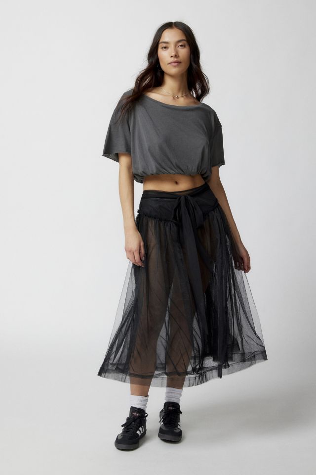 Out From Under Lila Bubble-Hem Tee #1