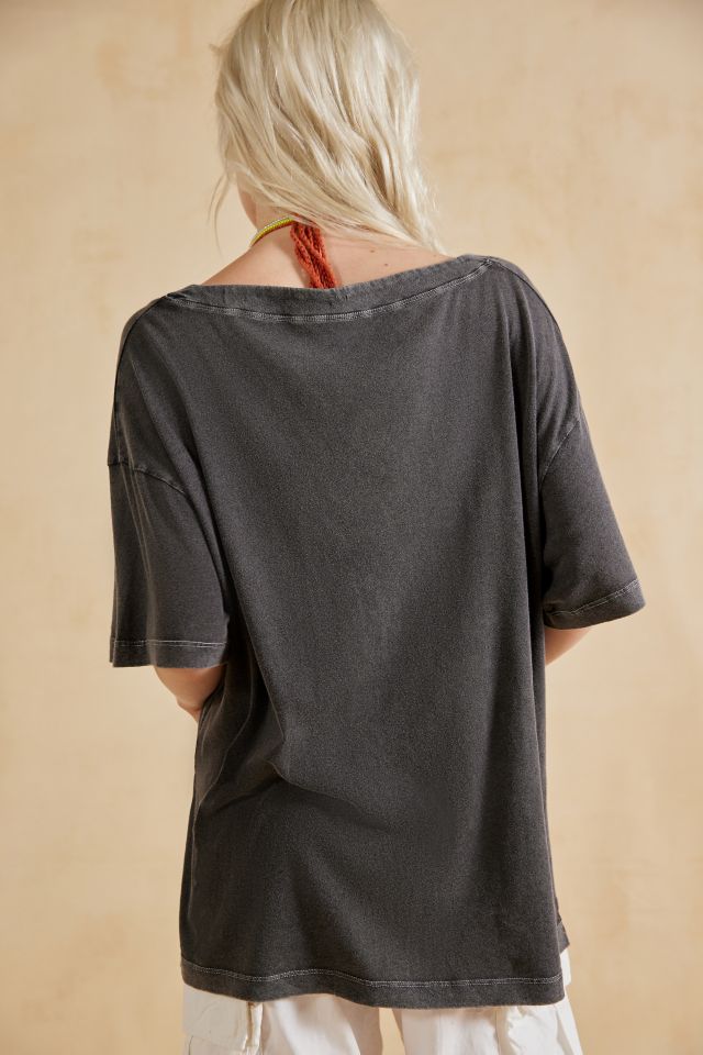 Out From Under Jamie Slouchy V-Neck Tee